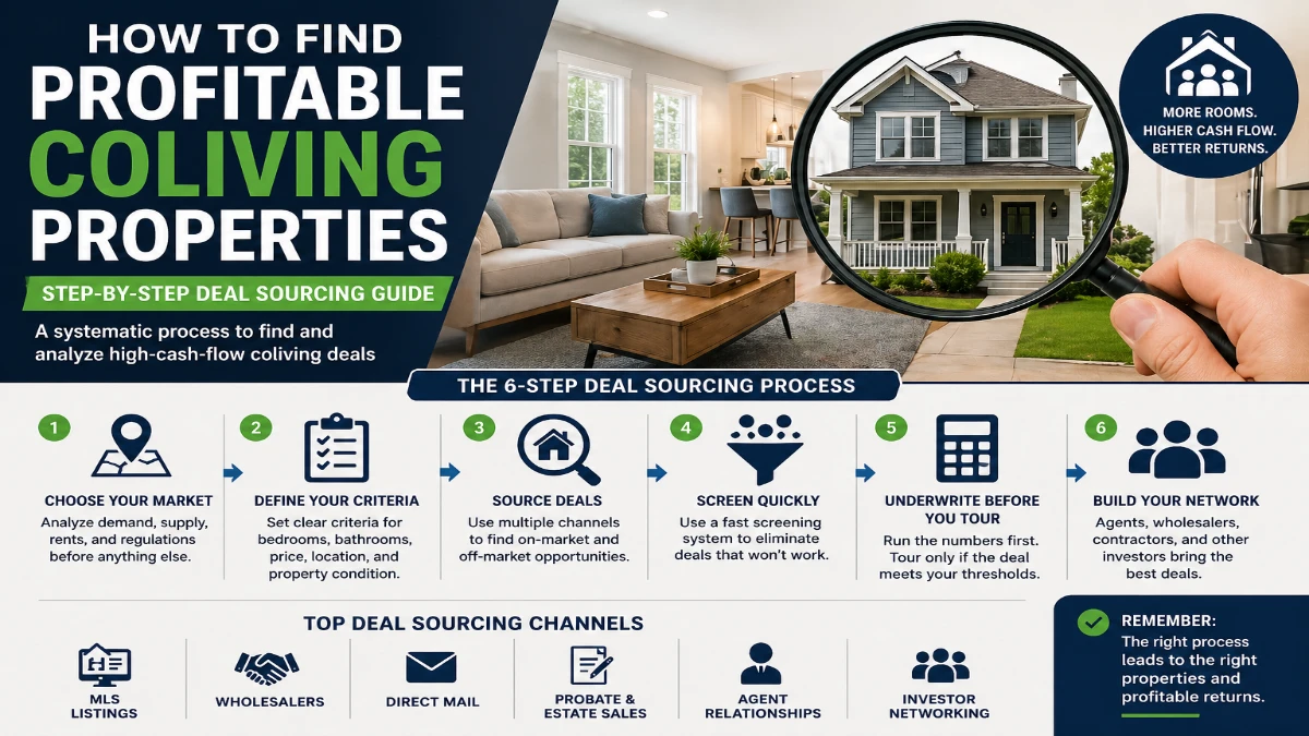 how to find profitable coliving properties