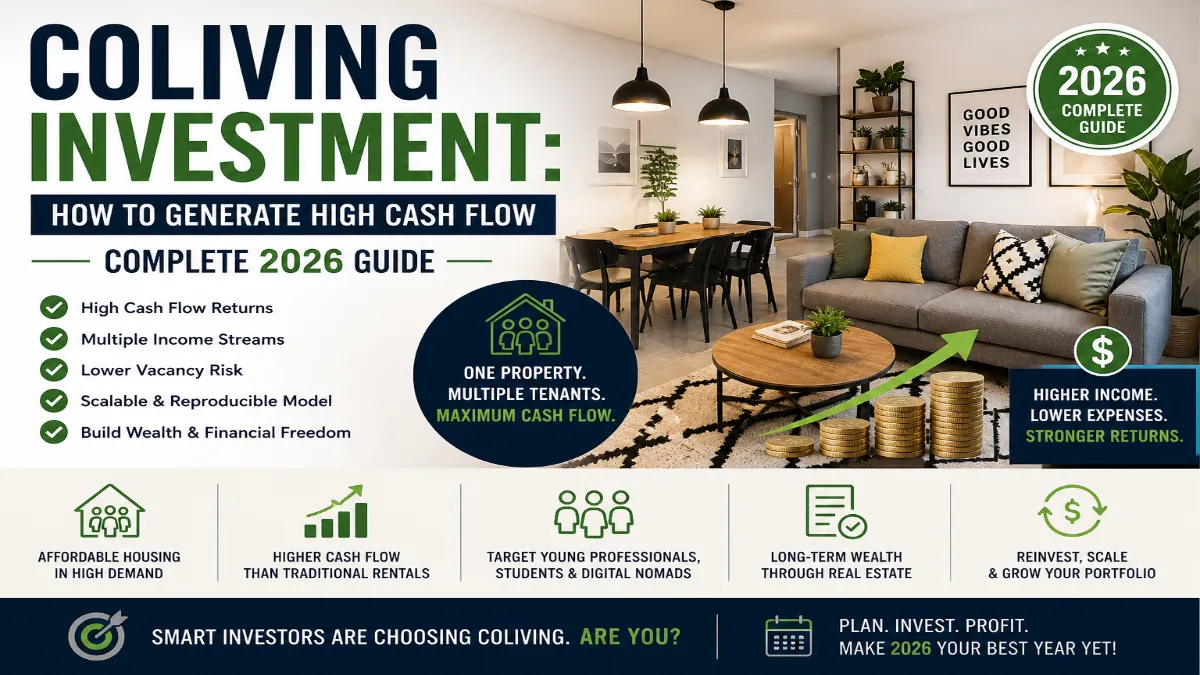 coliving investment strategy generating high cash flow from shared housing